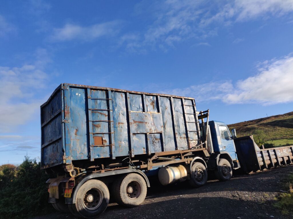 Site waste management plans Rossendale – HVS roll-on roll-off container